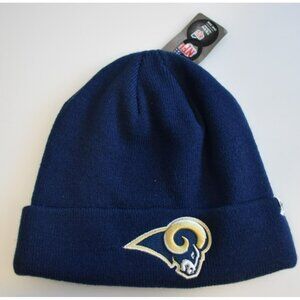 St. Louis Rams NFL Team Apparel Knit Hat Beanie Blue Old Logo